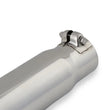 Load image into Gallery viewer, Flowmaster Exhaust Tip - 3.00 in. Rolled Angle Polished SS Fits 2.50 in. Tubing - clamp on - Side View