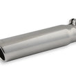 Load image into Gallery viewer, Flowmaster Exhaust Tip - 3.00 in. Rolled Angle Polished SS Fits 2.50 in. Tubing - clamp on - Back View