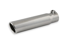 Load image into Gallery viewer, Flowmaster Exhaust Tip - 3.00 in. Rolled Angle Polished SS Fits 2.50 in. Tubing - clamp on - Back View