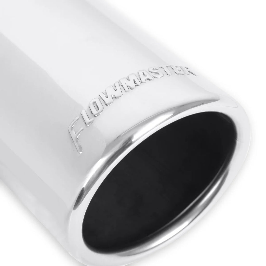 Flowmaster Exhaust Tip - 3.00 in. Rolled Angle Polished SS Fits 2.50 in. Tubing - clamp on - Additional View 5