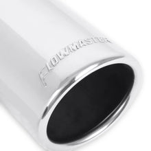 Load image into Gallery viewer, Flowmaster Exhaust Tip - 3.00 in. Rolled Angle Polished SS Fits 2.50 in. Tubing - clamp on - Additional View 5