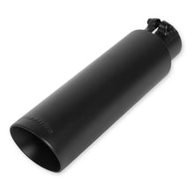 Load image into Gallery viewer, Flowmaster Exhaust Tip - 3.5 in. Black Angle Cut Fits 2.5 in. Tubing- Clamp On - Main Product View