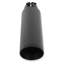 Load image into Gallery viewer, Flowmaster Exhaust Tip - 3.5 in. Black Angle Cut Fits 2.5 in. Tubing- Clamp On - Installation View