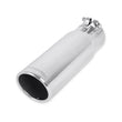 Load image into Gallery viewer, Flowmaster Exhaust Tip - 3.50 in. Rolled Angle Polished SS Fits 3.00 in. Tubing - clamp on - Main Product View