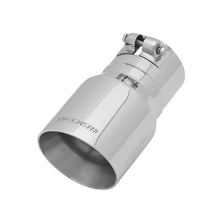 Load image into Gallery viewer, Flowmaster Exhaust Tip - 4.00 in. Angle Cut Polished SS Fits 3.00 in. Tubing - Clamp on 15377 - Main Product View