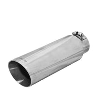 Load image into Gallery viewer, Flowmaster Exhaust Tip - 4.00 in. Angle Cut Polished SS Fits 3.00 in. Tubing - Clamp on - Main Product View