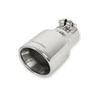 Load image into Gallery viewer, Flowmaster Exhaust Tip - 4.00 in. Rolled Angle Polished SS Fits 2.50 in. Tubing - clamp on - Main Product View