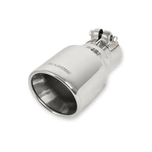 Load image into Gallery viewer, Flowmaster Exhaust Tip - 4.00 in. Rolled Angle Polished SS Fits 2.50 in. Tubing - clamp on - Main Product View