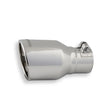 Load image into Gallery viewer, Flowmaster Exhaust Tip - 4.00 in. Rolled Angle Polished SS Fits 2.50 in. Tubing - clamp on - Back View