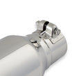 Load image into Gallery viewer, Flowmaster Exhaust Tip - 4.00 in. Rolled Angle Polished SS Fits 2.50 in. Tubing - clamp on - Installation View