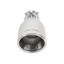 Load image into Gallery viewer, Flowmaster Exhaust Tip - 4.00 in. Rolled Angle Polished SS Fits 2.50 in. Tubing - clamp on - Additional View 8