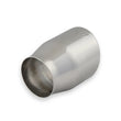 Load image into Gallery viewer, Flowmaster Exhaust Tip - 4.00 in. Rolled Angle Polished SS Fits 3.00 in. Tubing - weld on 15371 - Back View
