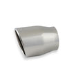 Load image into Gallery viewer, Flowmaster Exhaust Tip - 4.00 in. Rolled Angle Polished SS Fits 3.00 in. Tubing - weld on 15371 - Installation View