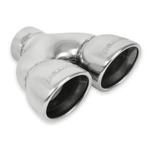 Load image into Gallery viewer, Flowmaster Exhaust Tip - Dual 3.5 in. Rolled Angle Polished SS Fits 2.50 in. Tubing-weld on - Additional View 5