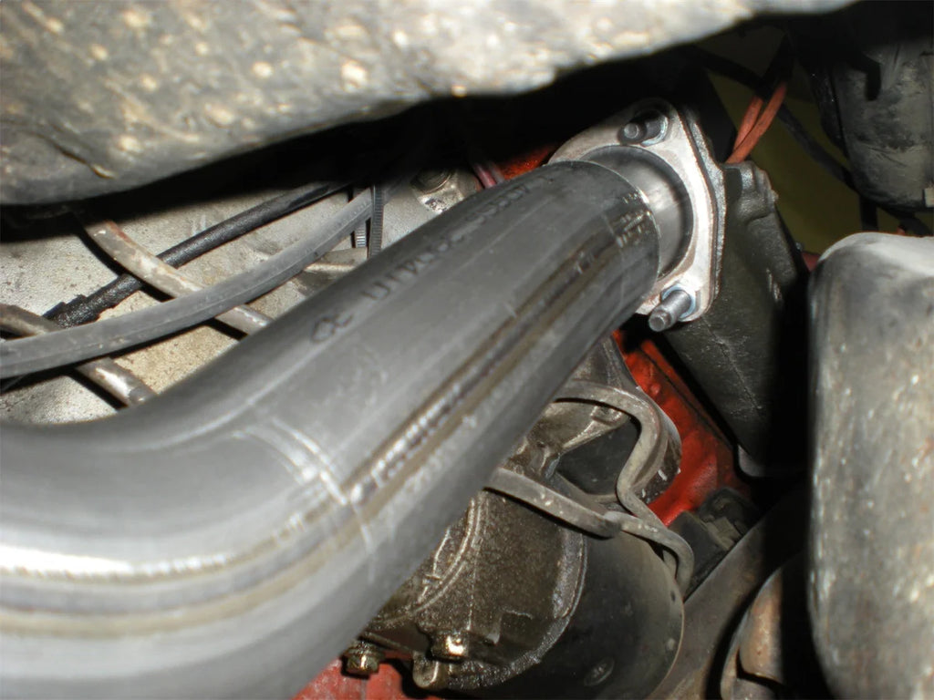 Flowmaster Fits 1964-74 GM A/F-Body with SBC engine. 81068 - Installation View