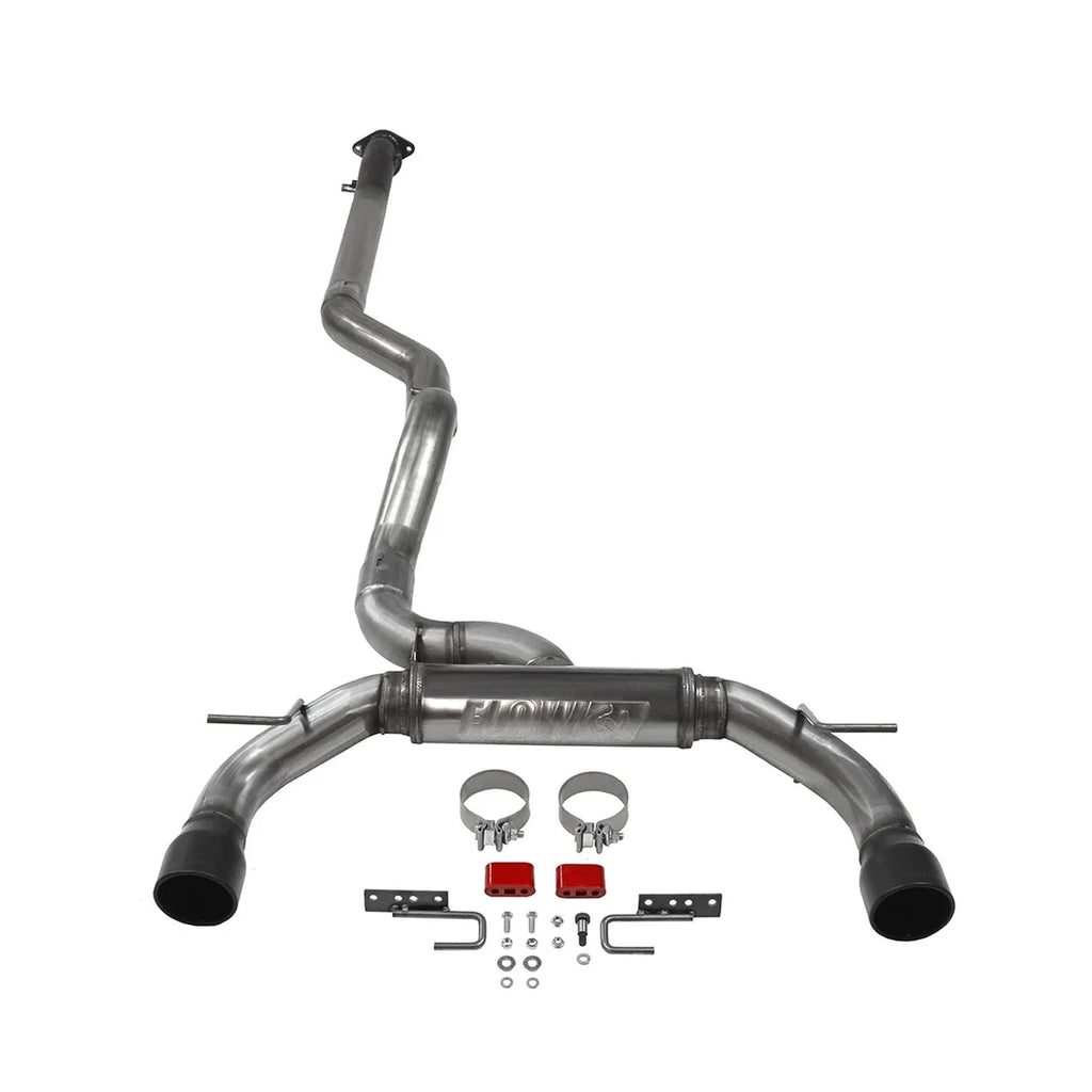 Flowmaster Fits 2021-2025 Ford Bronco 2.3L/2.7L, Flow FX Cat-Back, Dual Exit, 4 Door Models 718122 - Side View