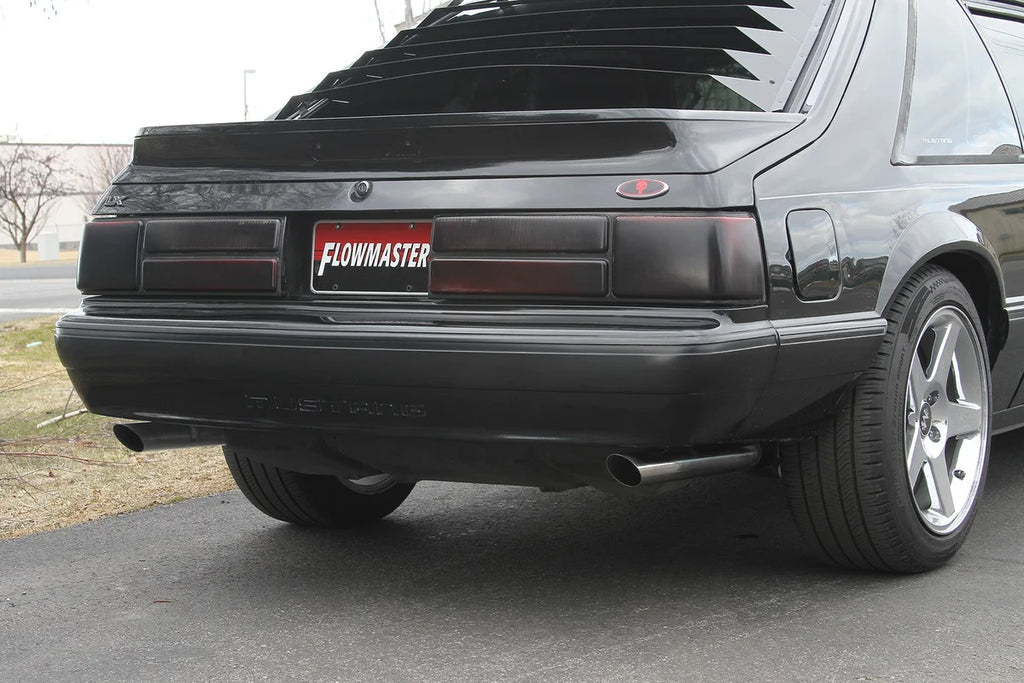 Flowmaster Flow FX Cat-Back Exhaust System fits 1986-1993 Ford Mustang - Back View