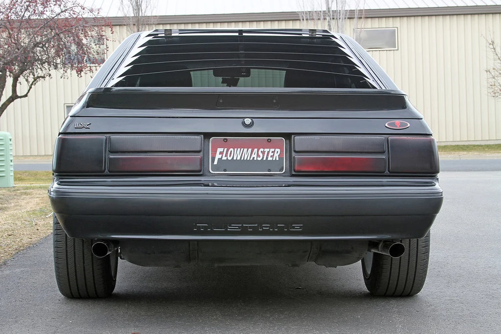 Flowmaster Flow FX Cat-Back Exhaust System fits 1986-1993 Ford Mustang - Installation View