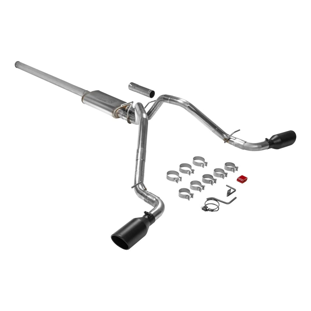 Flowmaster Flow FX Cat-Back Exhaust System fits 2009-2013 Chevrolet Silverado 1500 / GMC Sierra 1500 - Back View