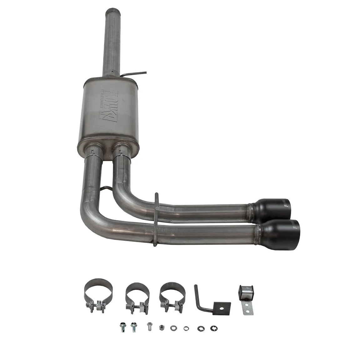 Flowmaster Flow FX Cat-Back Exhaust System fits 2009-2013 Chevrolet Silverado 1500 / GMC Sierra 1500 - Installation View