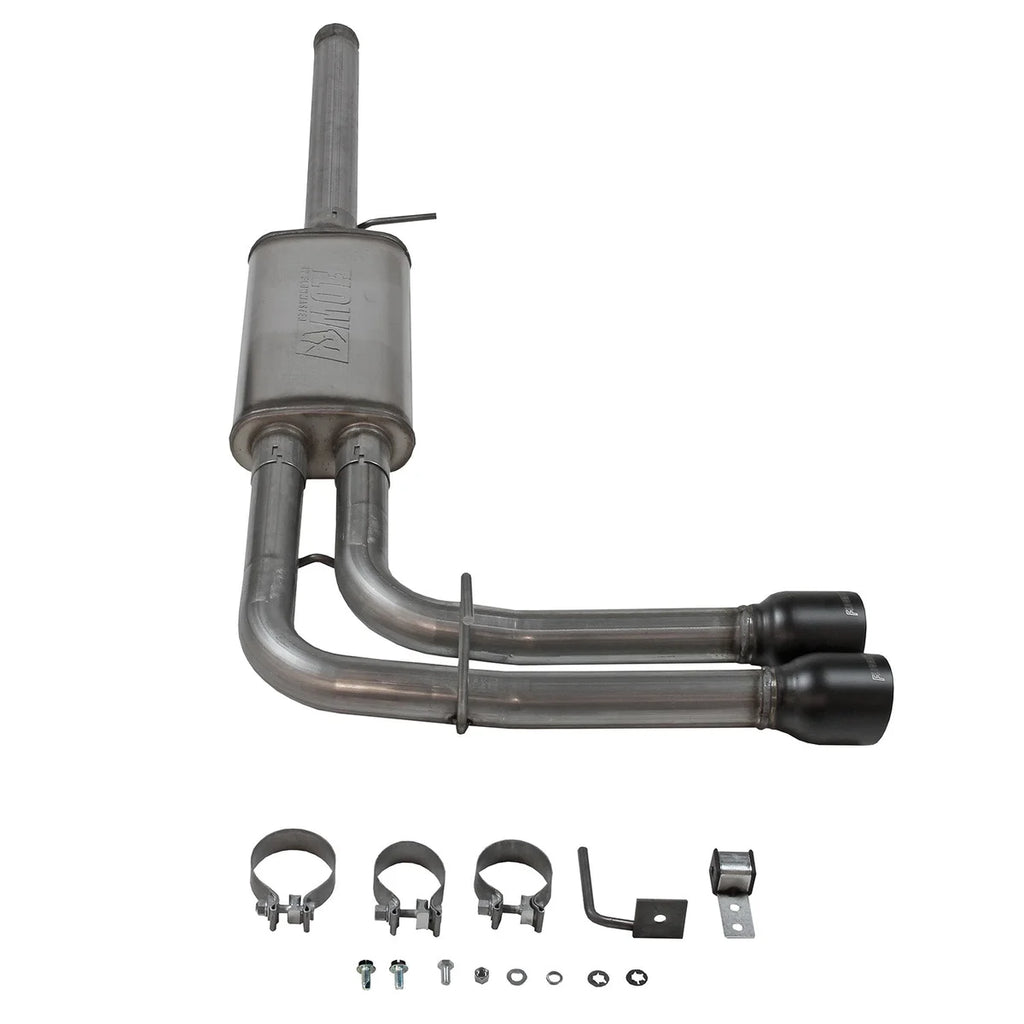 Flowmaster Flow FX Cat-Back Exhaust System fits 2009-2013 Chevrolet Silverado 1500 / GMC Sierra 1500 - Installation View