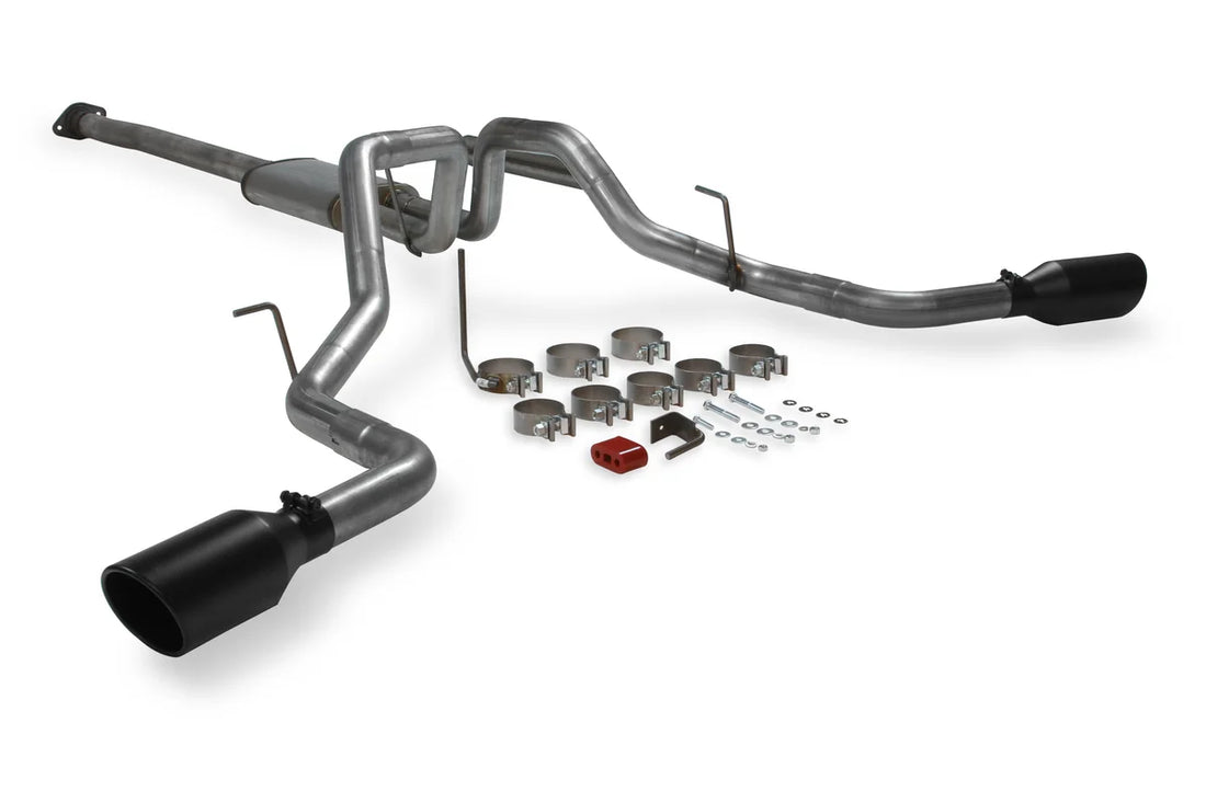 Flowmaster Flow FX Cat-Back Exhaust System fits 2009-2014 Ford F-150 - Installation View