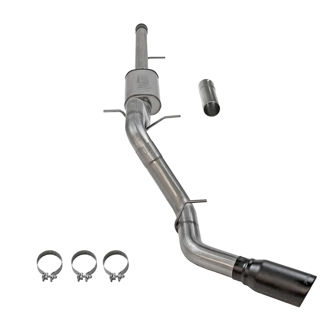 Flowmaster Flow FX Cat-Back Exhaust System fits 2011-2018 Chevrolet Silverado 1500 / GMC Sierra 1500 - Side View