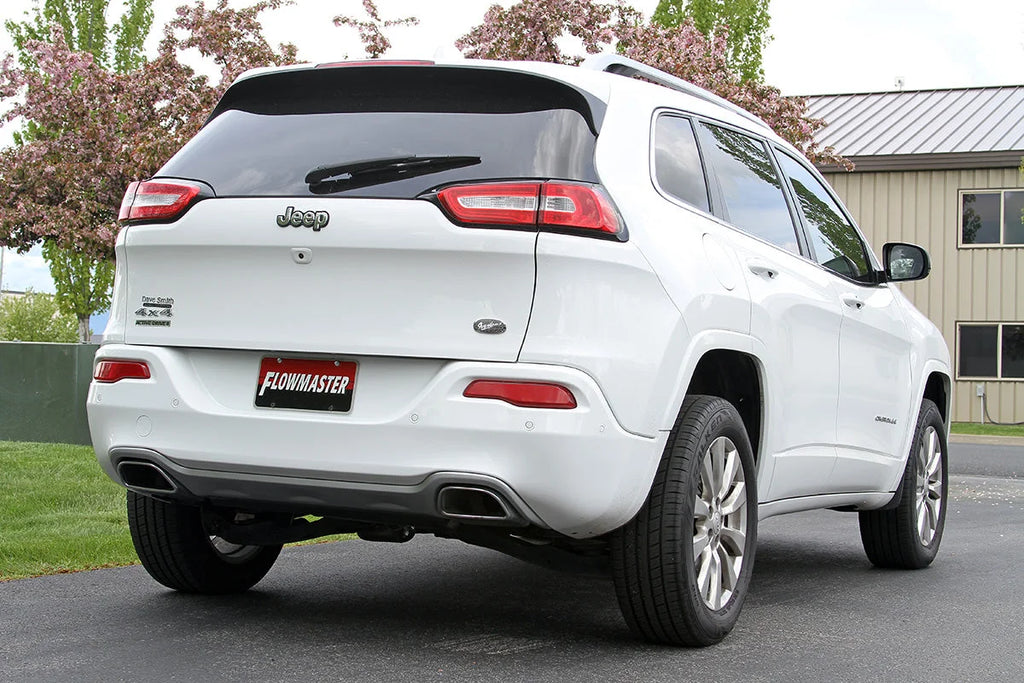 Flowmaster Flow FX Cat-Back Exhaust System fits 2014-2022 Jeep Cherokee - Main Product View