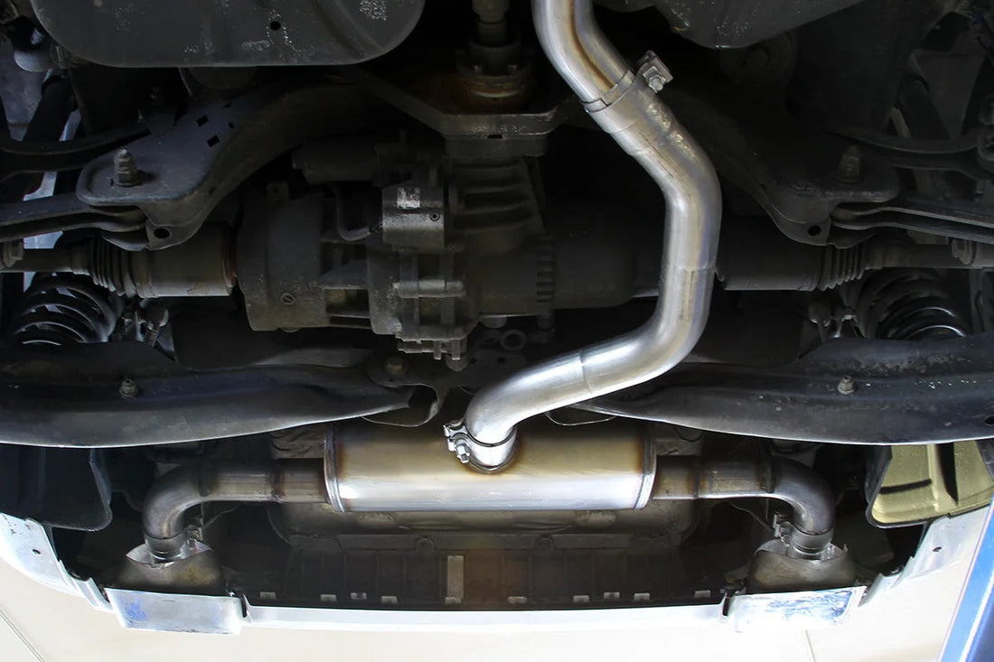 Flowmaster Flow FX Cat-Back Exhaust System fits 2014-2022 Jeep Cherokee - Back View