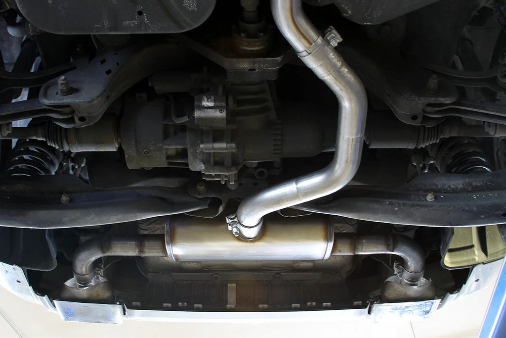 Flowmaster Flow FX Cat-Back Exhaust System fits 2014-2022 Jeep Cherokee - Back View