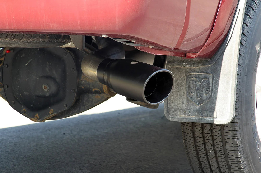 Flowmaster Flow FX Cat-Back Exhaust System fits 2014-2024 Ram 2500 / 3500 - Side View