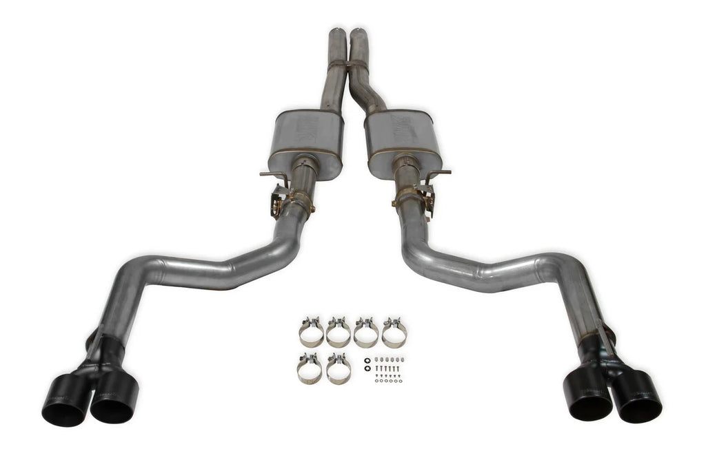 Flowmaster Flow FX Cat-Back Exhaust System fits 2015-2023 Dodge Challenger - Side View