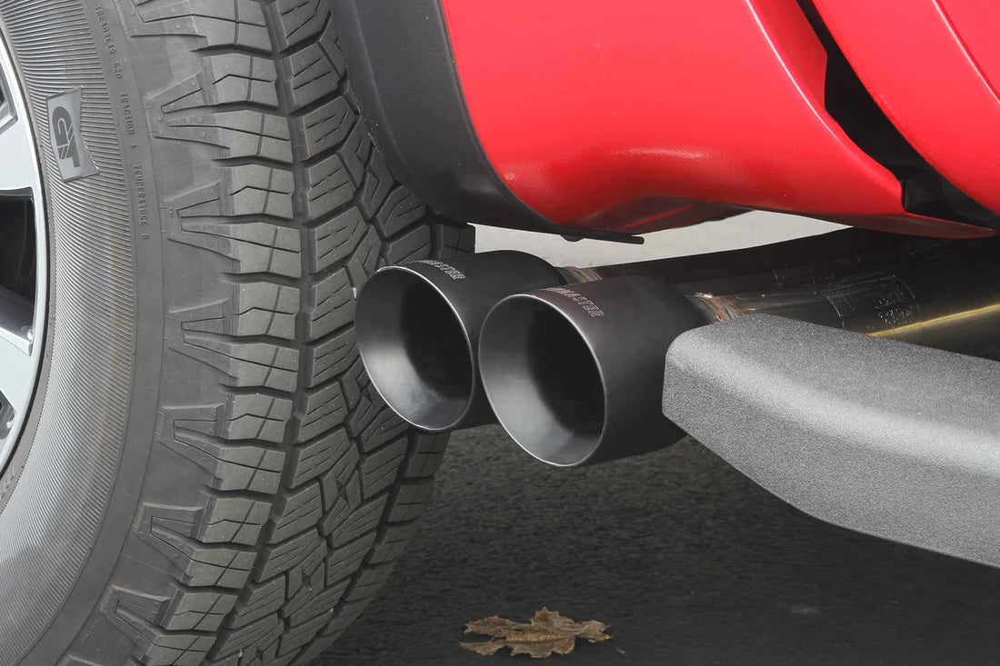 Flowmaster Flow FX Cat-Back Exhaust System fits 2017-2024 Nissan TITAN - Side View