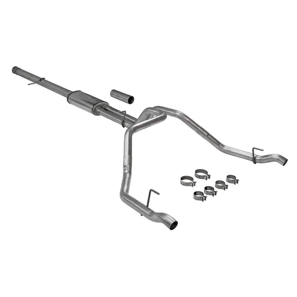 Flowmaster Flow FX Cat-Back Exhaust System fits 2019-2023 Chevrolet Silverado 1500 / GMC Sierra 1500 - Side View