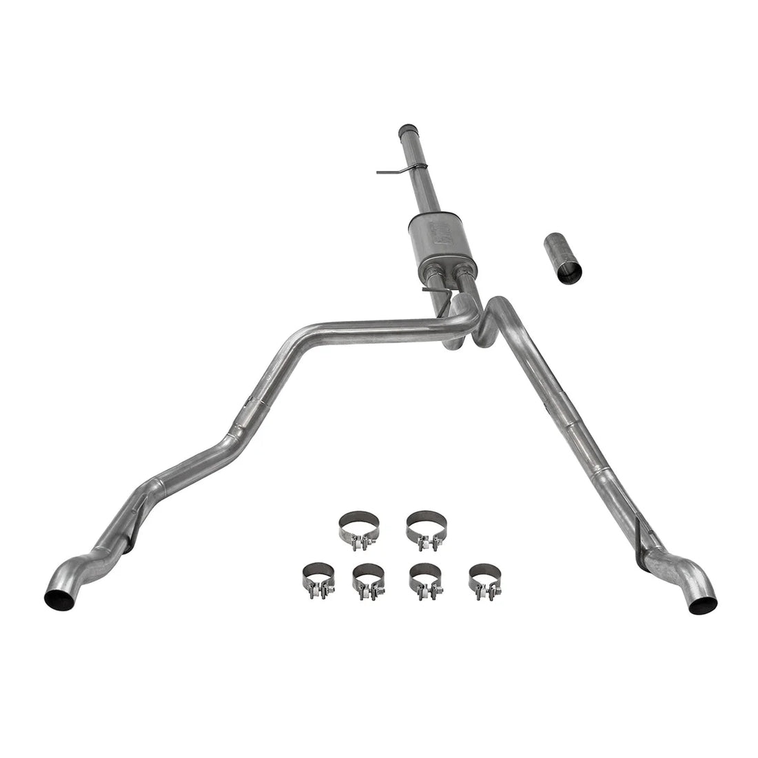 Flowmaster Flow FX Cat-Back Exhaust System fits 2019-2023 Chevrolet Silverado 1500 / GMC Sierra 1500 - Back View