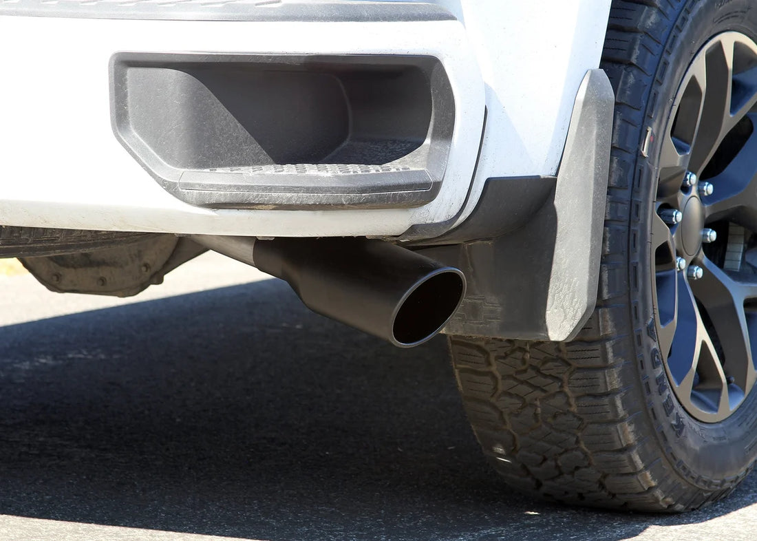 Flowmaster Flow FX Cat-Back Exhaust System fits 2019-2026 Chevrolet Silverado 1500 / GMC Sierra 1500 - Back View