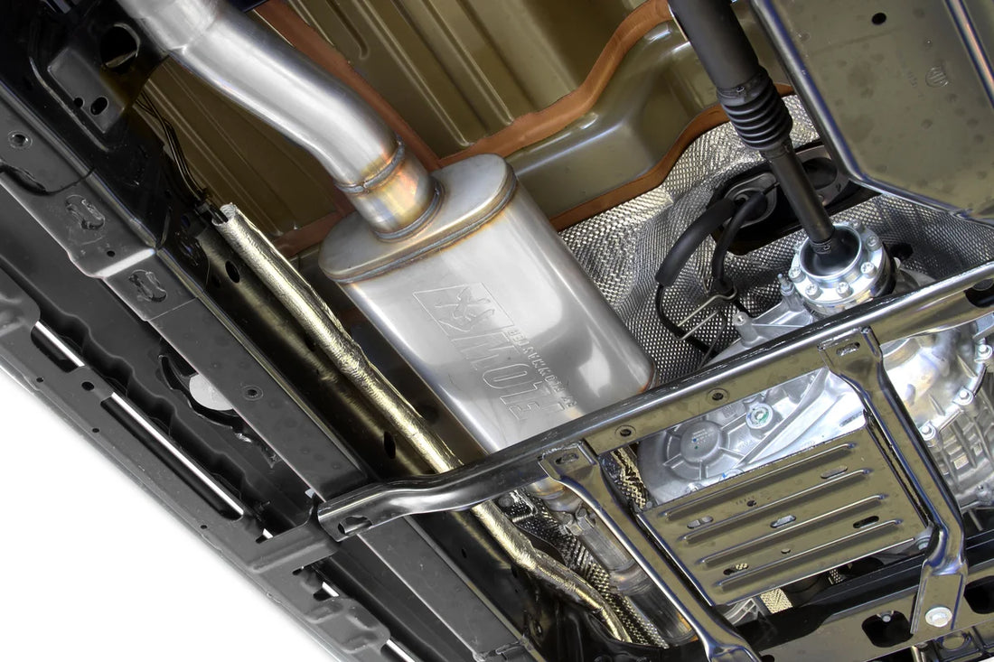 Flowmaster Flow FX Cat-Back Exhaust System fits 2020-2025 Jeep Gladiator - Installation View