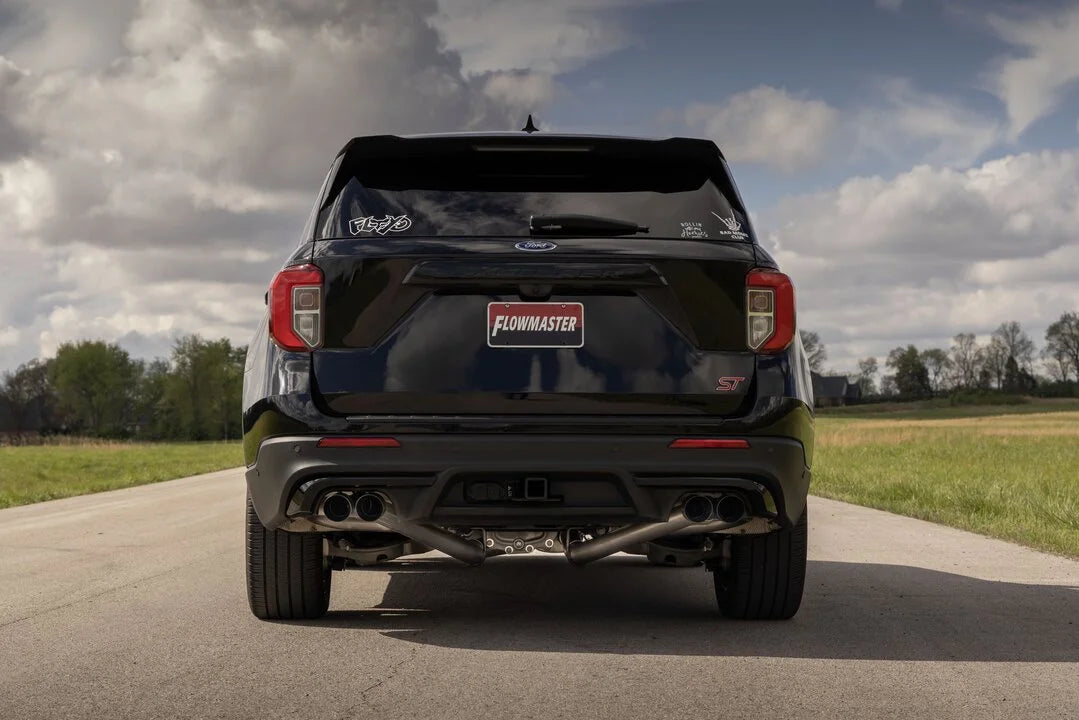 Flowmaster Flow FX Cat-Back Exhaust System fits 2020-2026 Ford Explorer / Lincoln Aviator - Side View