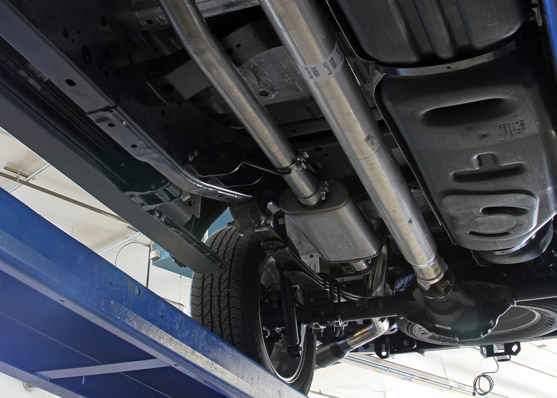 Flowmaster Flow FX Cat-Back Exhaust System fits 2021-2025 Ford F-150 - Side View