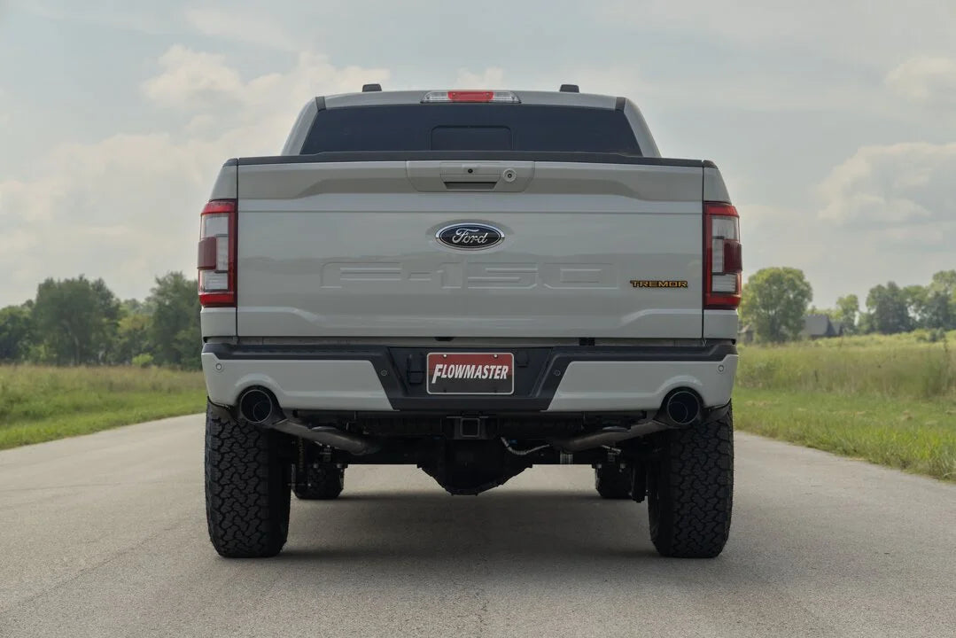 Flowmaster Flow FX Cat-Back Exhaust System fits 2021-2025 Ford F-150 - Back View