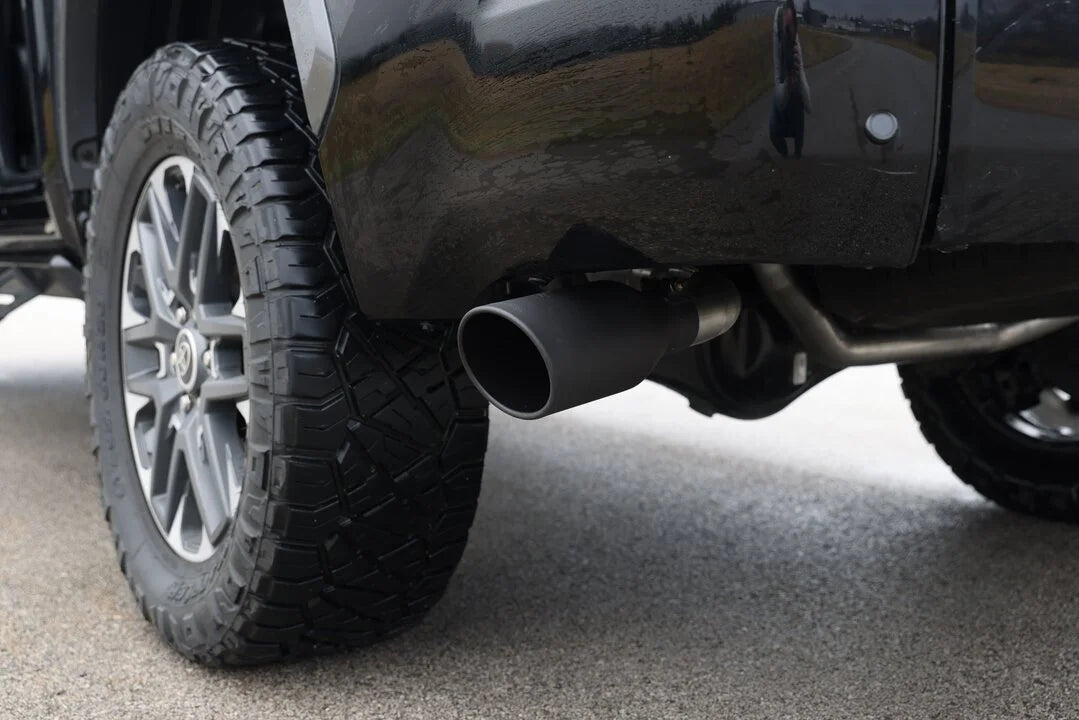 Flowmaster Flow FX Cat-Back Exhaust System fits 2022-2025 Toyota Tundra - Installation View