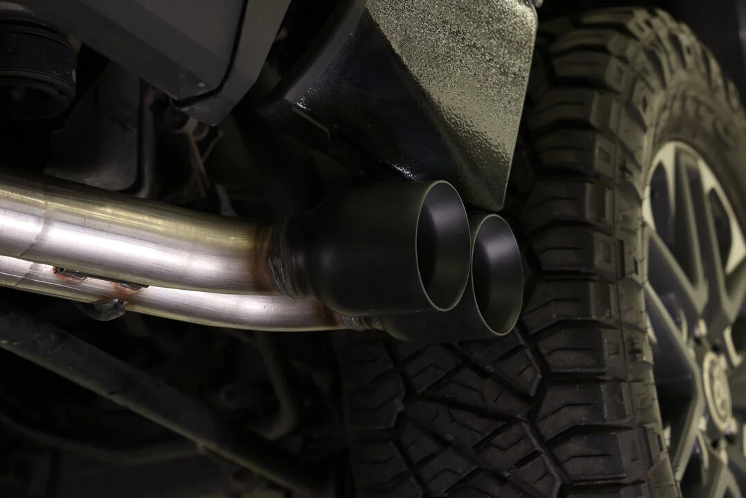 Flowmaster Flow FX Cat-Back Exhaust System fits 2022-2025 Toyota Tundra - Installation View