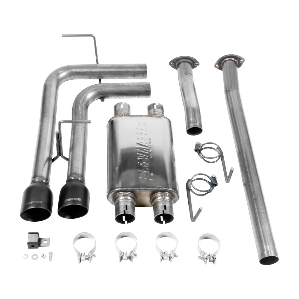 Flowmaster Flow FX Cat-back Exhaust System fits 2009-2021 Toyota Tundra - Installation View