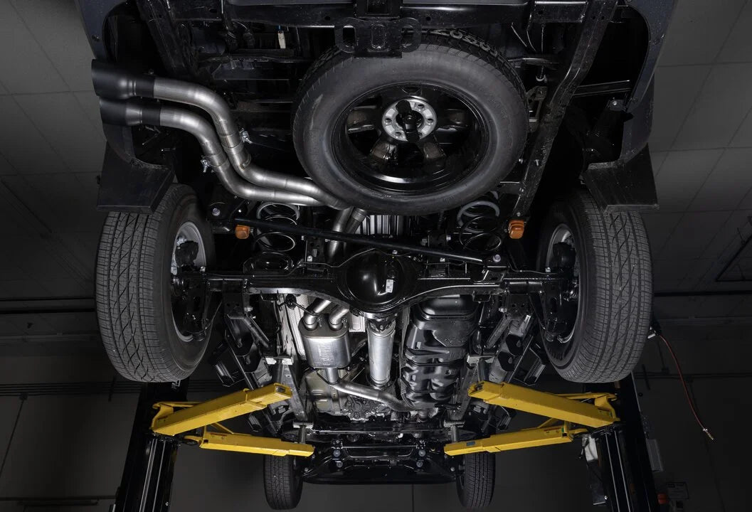 Flowmaster Flow FX Cat-back Exhaust System fits 2024 Toyota Tacoma HEV / 2025 Toyota Tacoma Limited - Installation View