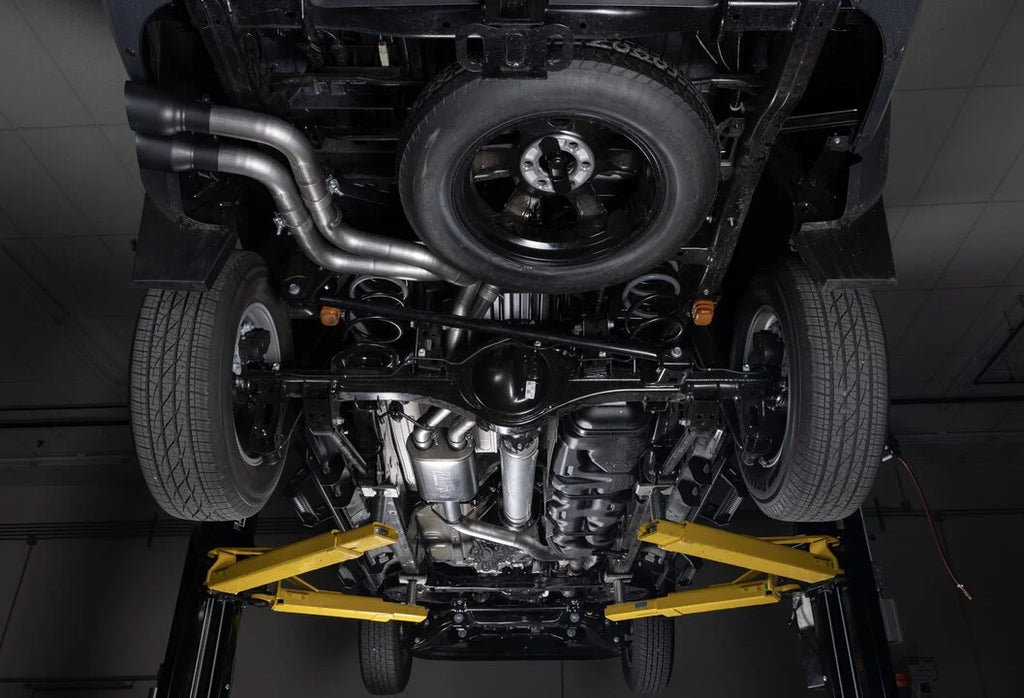 Flowmaster Flow FX Cat-back Exhaust System fits 2024 Toyota Tacoma HEV / 2025 Toyota Tacoma Limited - Installation View