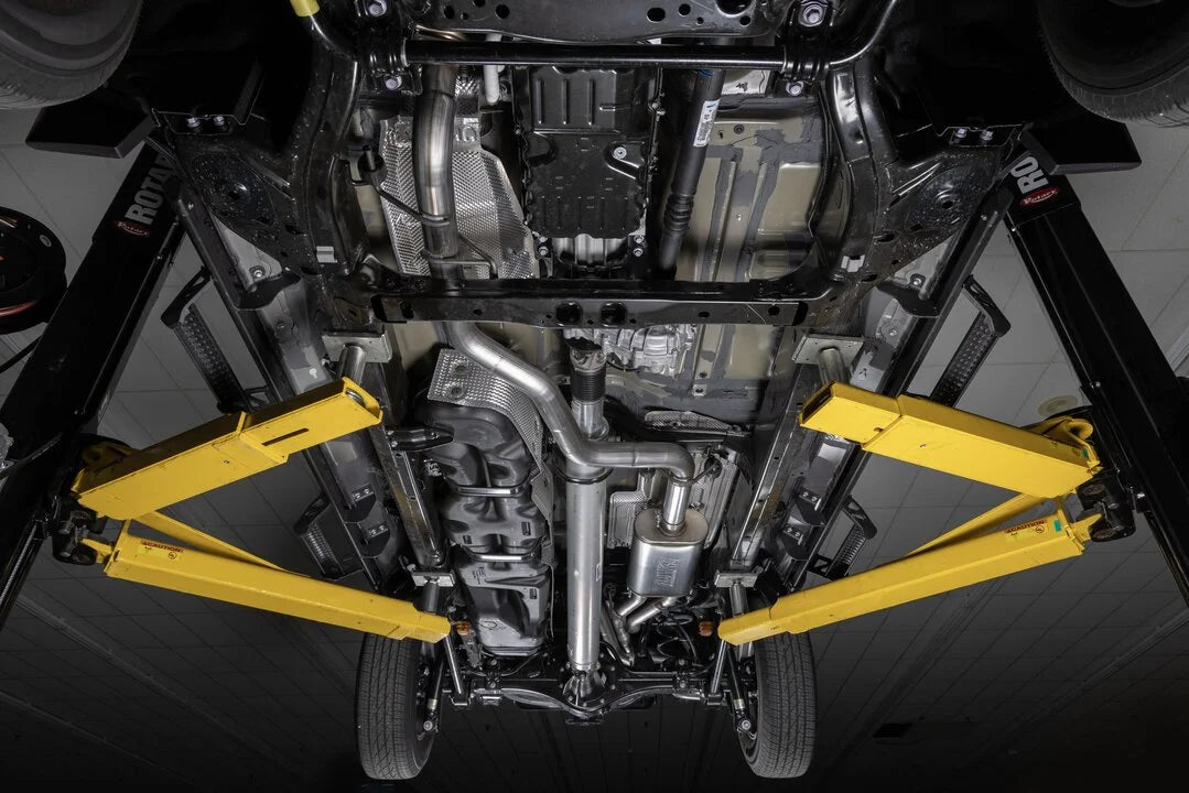 Flowmaster Flow FX Cat-back Exhaust System fits 2024 Toyota Tacoma HEV / 2025 Toyota Tacoma Limited - Installation View