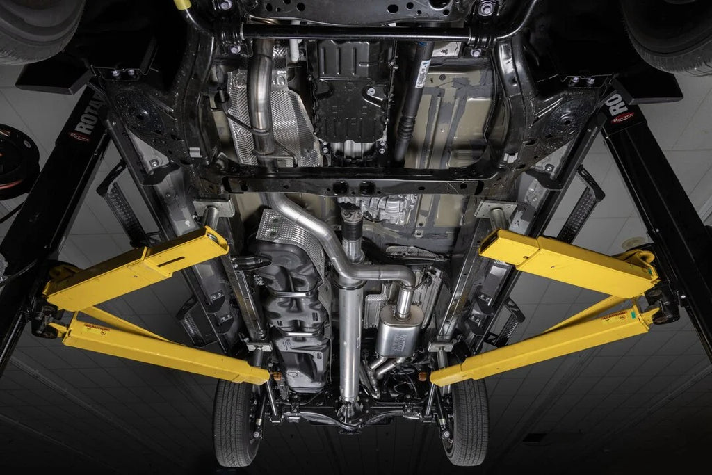 Flowmaster Flow FX Cat-back Exhaust System fits 2024 Toyota Tacoma HEV / 2025 Toyota Tacoma Limited - Installation View