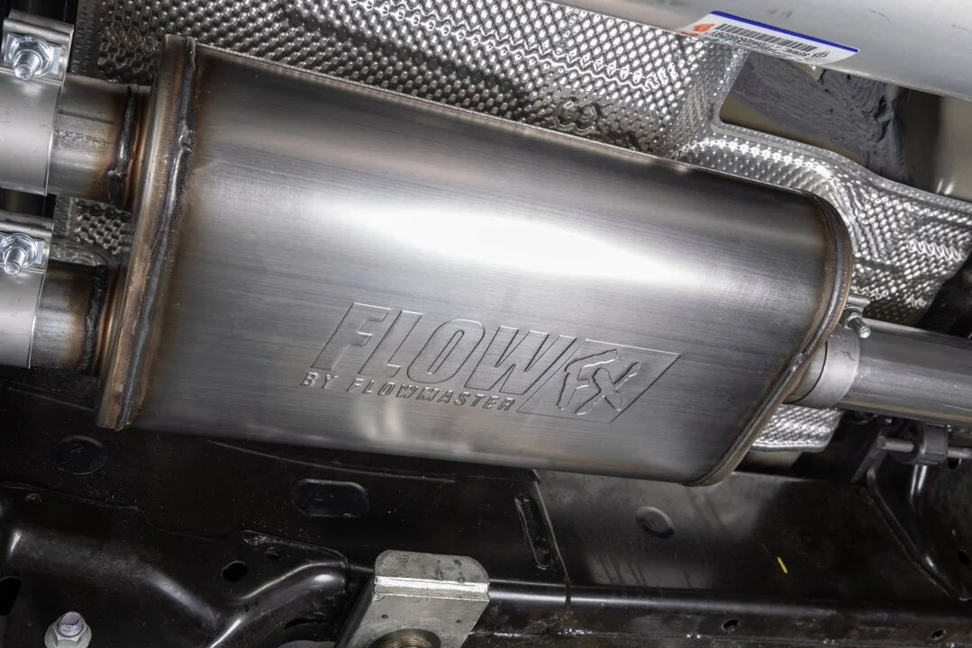 Flowmaster Flow FX Cat-back Exhaust System fits 2024 Toyota Tacoma HEV / 2025 Toyota Tacoma Limited - Installation View