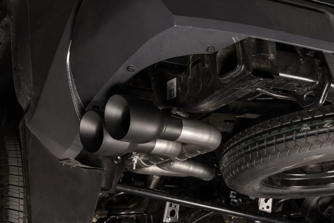 Flowmaster Flow FX Cat-back Exhaust System fits 2024 Toyota Tacoma HEV / 2025 Toyota Tacoma Limited - Installation View