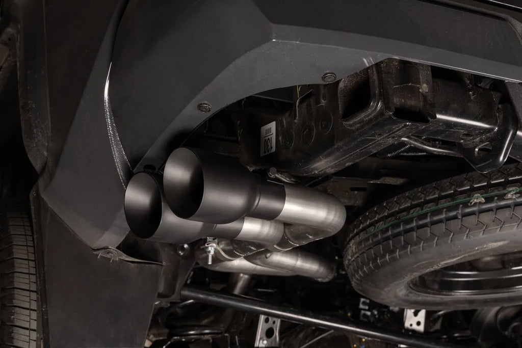 Flowmaster Flow FX Cat-back Exhaust System fits 2024 Toyota Tacoma HEV / 2025 Toyota Tacoma Limited - Installation View